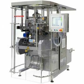 Bagging machines for dry and powdered products