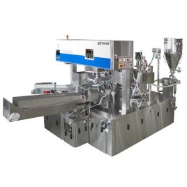 TOYO JIDOKI Pre-made pouch packing machines for liquids